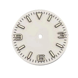 New 28.5MM Green Luminous Watch Dial For NH35/36/4R/7S Movement 3 6 9 Bar-Type Nails Accessories