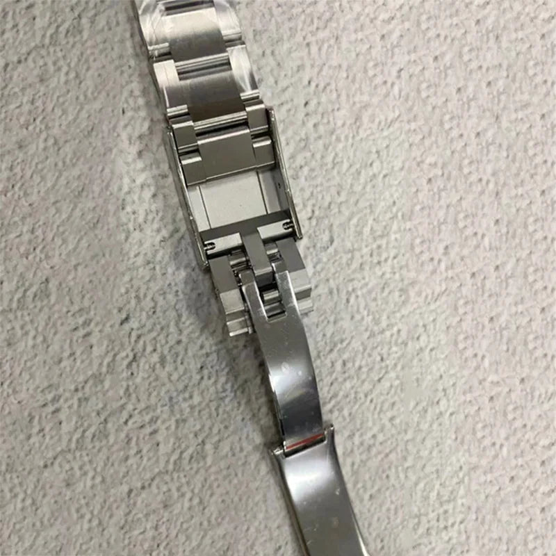 Top Brand Quality Middle Shiny 904L Stainless Steel 20mm Watch Band Replace For Rlx Strap For Day-tona Watchband Folding Buckle