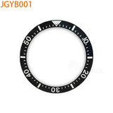 JGYB JGYC 38*30.5mm two tone Sloping Ceramic  Bezel Insert Replacement of Watch Accessories Fit Sei-ko watch