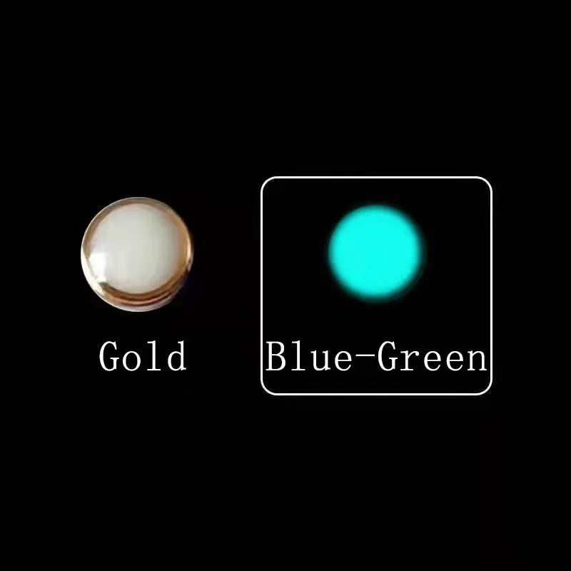 Green Luminous Pips Watch Bezel Insert 12 o-clock Dot  Rxl SUB Blue Luminous Pearl Pip Accessories