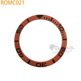 ROMC 38mm*30.5mm aluminum Sloped Bezel Insert Fits Sei-ko NH35 NH36 Watch YM Case Bezel Replacement Part