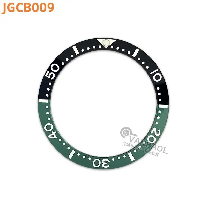 33.7MM*27.5MM  watch bezel Insert measurement substitute watch insert  luminous watch accessories flat High-quality Ceramic