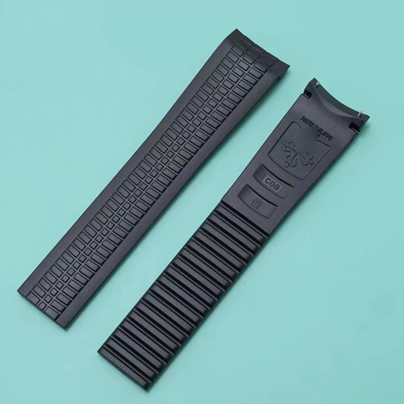 Suitable For PP Fili 5164 5167 Tape Original rubber Silicone Strap 21mm Male Rubber