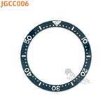 JGCC Watch Bezel Insert Measurement 33.7MM Substitute Watch Insert Luminous Watch Accessories Flat High-quality Ceramic