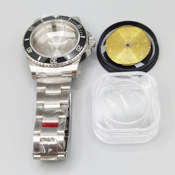 41mm SUB126610 Assemble Watch Case kit for vs3235 Movement 904L Stainless Steel Case Sapphire glass,Dial,Bracelet,Hands