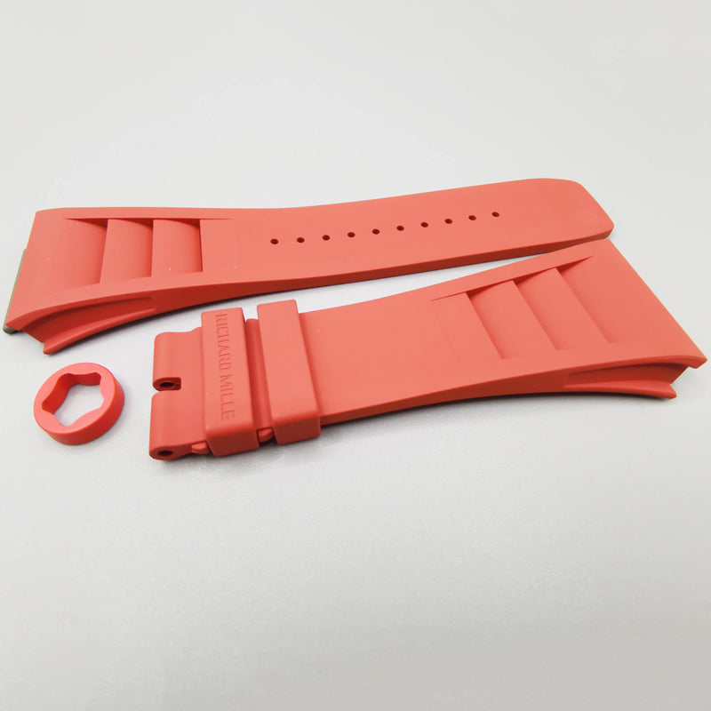 Top quality Fluoro Rubber Watchband Watch For RM010/RM029/RM17-01 strap And Mille Bracelet wristband