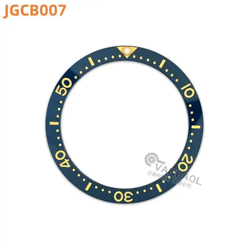 33.7MM*27.5MM  watch bezel Insert measurement substitute watch insert  luminous watch accessories flat High-quality Ceramic