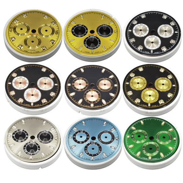 29.9mm high version Repair replacement Watch accessories Dial suitable for 7750 movement for case 40mm