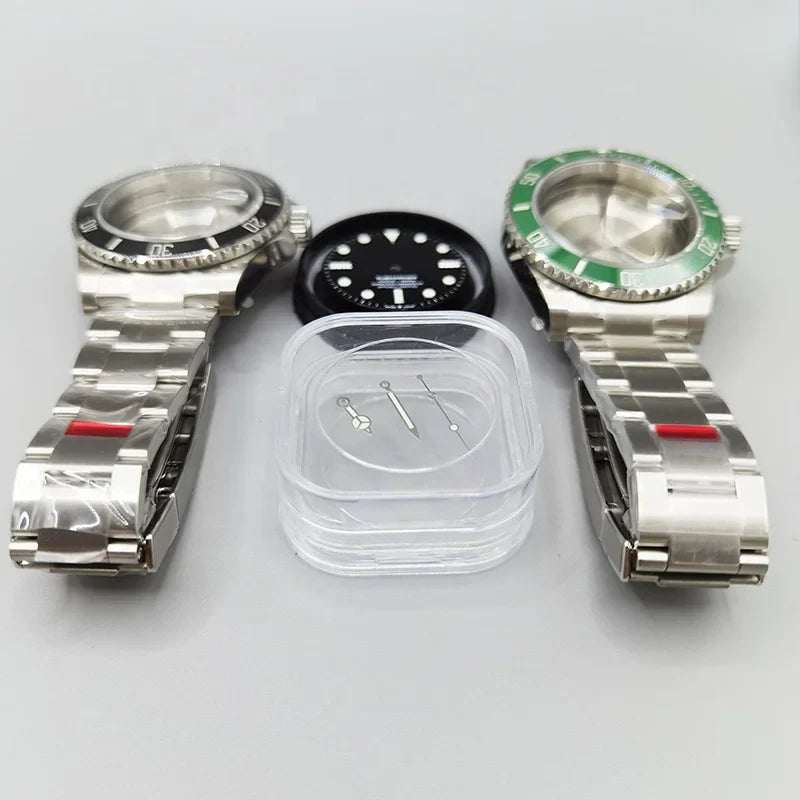 41mm SUB126610 Assemble Watch Case kit for vs3235 Movement 904L Stainless Steel Case Sapphire glass,Dial,Bracelet,Hands