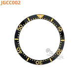 JGCC Watch Bezel Insert Measurement 33.7MM Substitute Watch Insert Luminous Watch Accessories Flat High-quality Ceramic