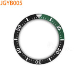 JGYB JGYC 38*30.5mm two tone Sloping Ceramic  Bezel Insert Replacement of Watch Accessories Fit Sei-ko watch