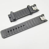 22mm Rubber Silicone Watch Band Fit for IWC IW329001 / 002 Black Waterproof Strap Quick Release Watchband