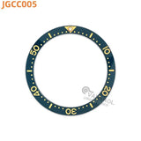 JGCC Watch Bezel Insert Measurement 33.7MM Substitute Watch Insert Luminous Watch Accessories Flat High-quality Ceramic