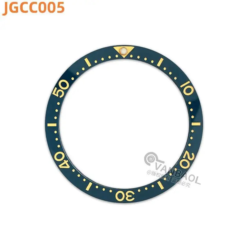 JGCC Watch Bezel Insert Measurement 33.7MM Substitute Watch Insert Luminous Watch Accessories Flat High-quality Ceramic