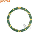 JGCC Watch Bezel Insert Measurement 33.7MM Substitute Watch Insert Luminous Watch Accessories Flat High-quality Ceramic