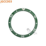 JGCC Watch Bezel Insert Measurement 33.7MM Substitute Watch Insert Luminous Watch Accessories Flat High-quality Ceramic