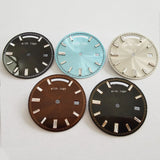 31mm diamond Dial day and Date Window fit for RLX 40mm DD watch 2836 Automatic Movement Men Watch Accessories