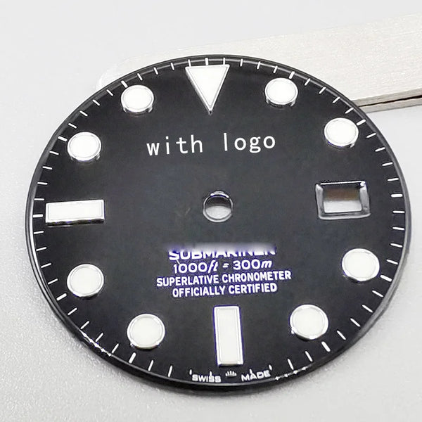 VS factory Watch part 126610 SUB  41mm dial fit dandong super 3235 movement 3235 dial literal