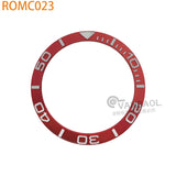 ROMC 38mm*30.5mm aluminum Sloped Bezel Insert Fits Sei-ko NH35 NH36 Watch YM Case Bezel Replacement Part