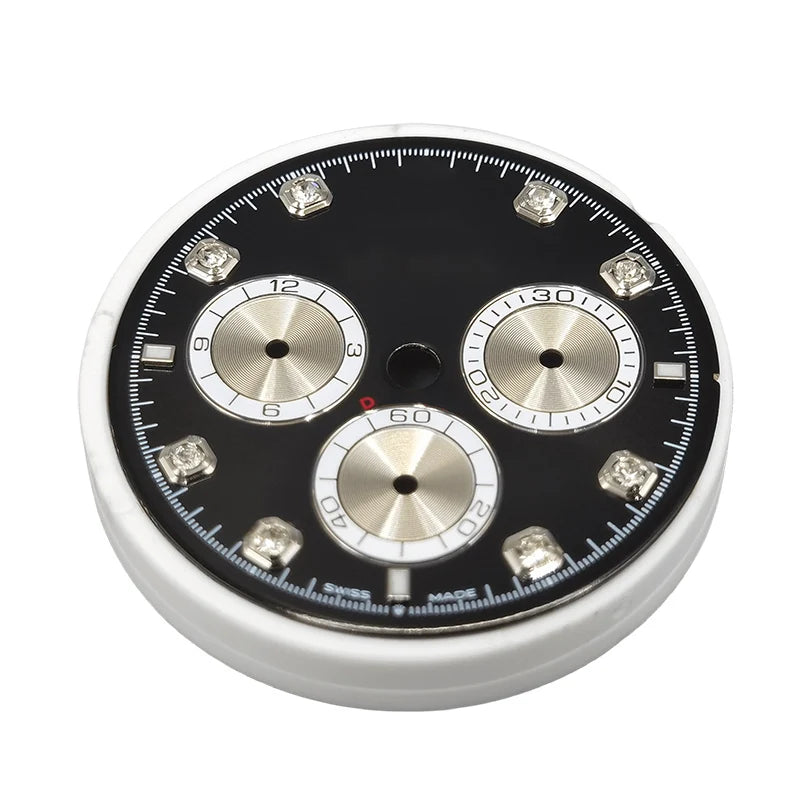 29.9mm high version Repair replacement Watch accessories Dial suitable for 7750 movement for case 40mm