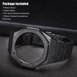 GA2100 4rd All Metal Watch Band Strap Bezel Replacement Accessories for Casio Mens G-Shock GA2100/GA-2110